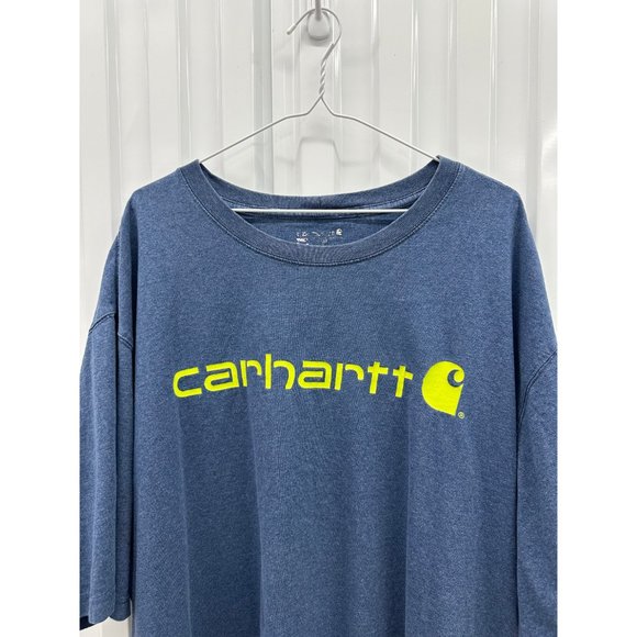 Retro Carhartt Classic Logo Faded T-shirt - Picture 2 of 4